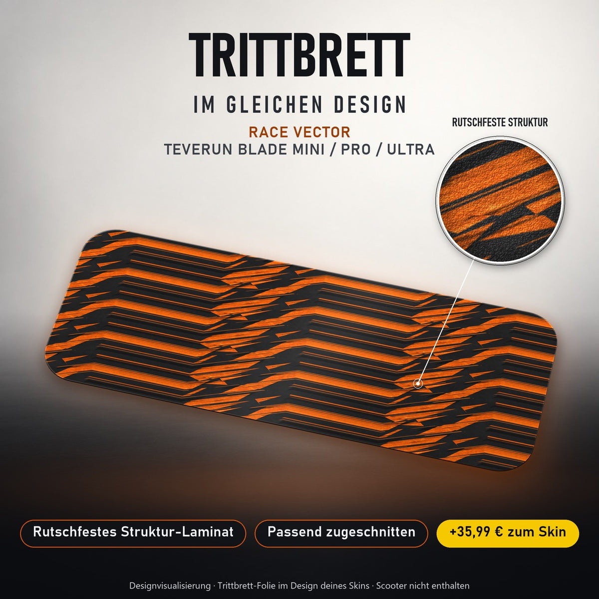 Trittbrett im gleichen Design – RACE VECTOR