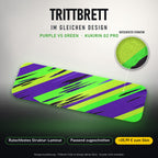 Trittbrett im gleichen Design – PURPLE VS GREEN