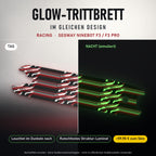 Glow-Trittbrett – RACING, Tag/Nacht