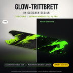 Glow-Trittbrett – TOXIC GRID, Tag/Nacht