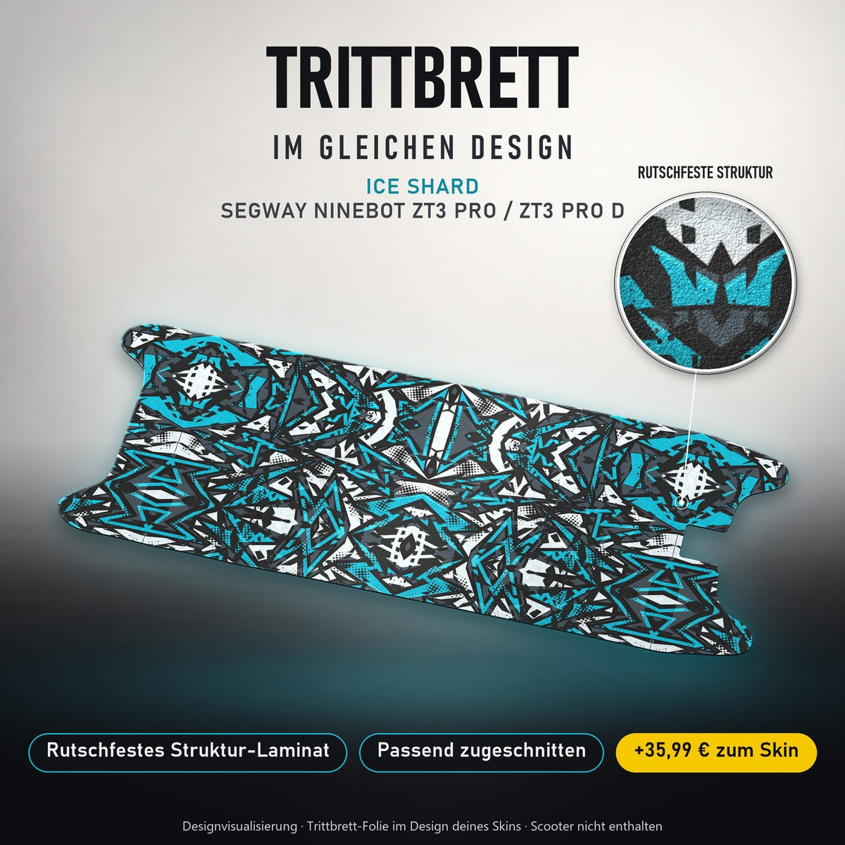 Trittbrett im gleichen Design – ICE SHARD