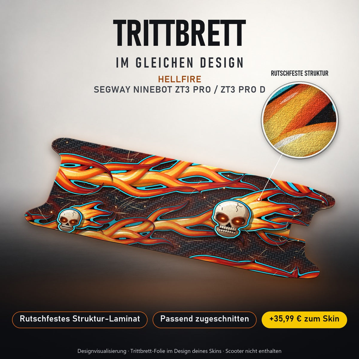 Trittbrett im gleichen Design – HELLFIRE