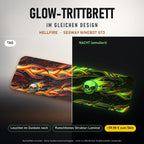 Glow-Trittbrett – HELLFIRE, Tag/Nacht