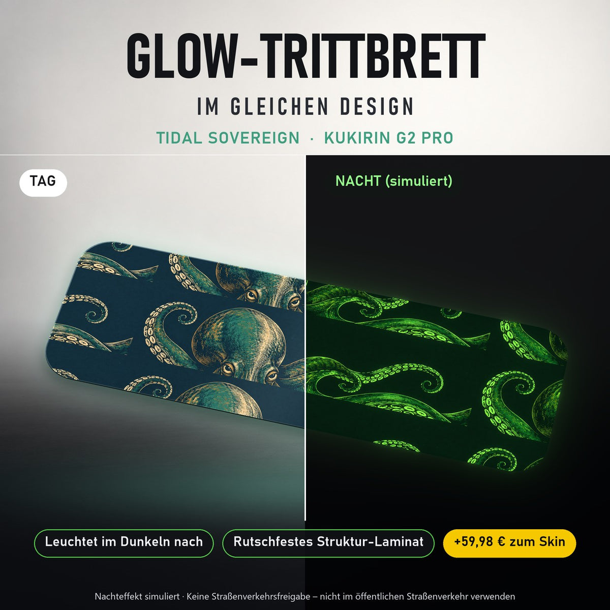 Glow-Trittbrett – TIDAL SOVEREIGN, Tag/Nacht