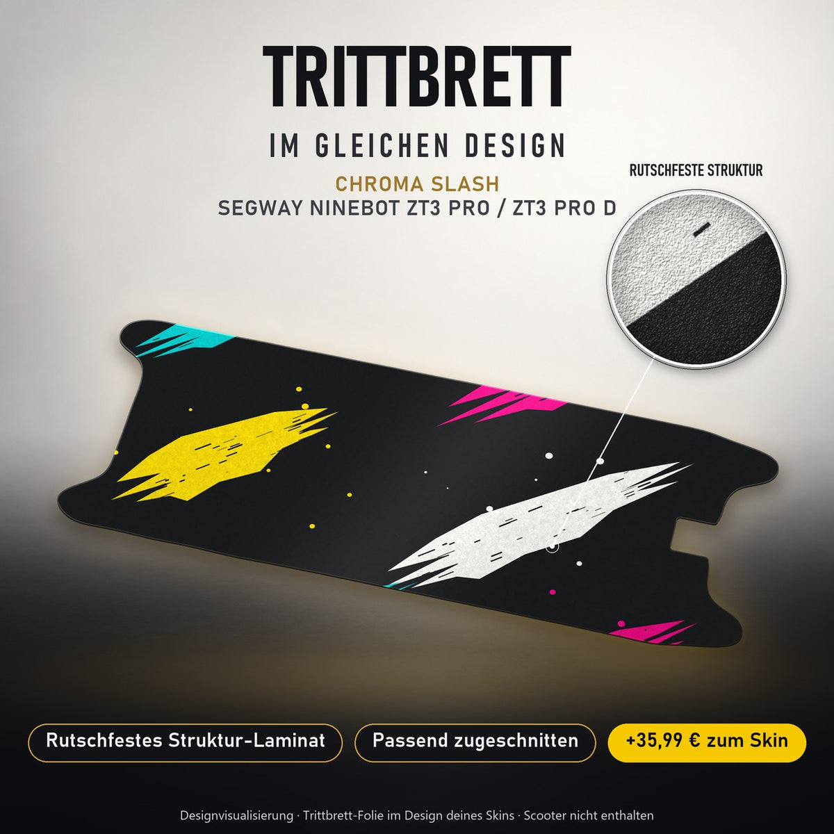 Trittbrett im gleichen Design – CHROMA SLASH
