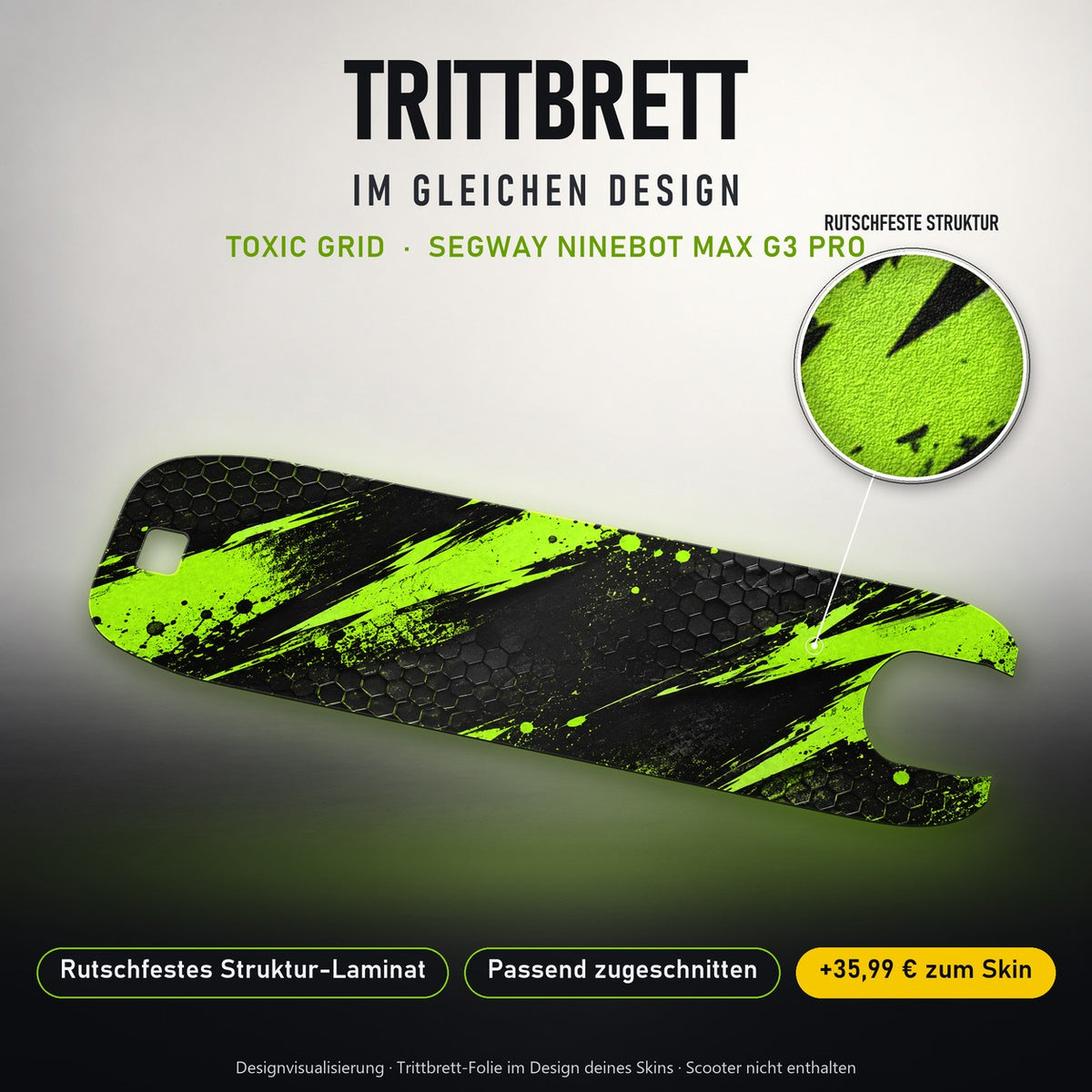 Trittbrett im gleichen Design – TOXIC GRID