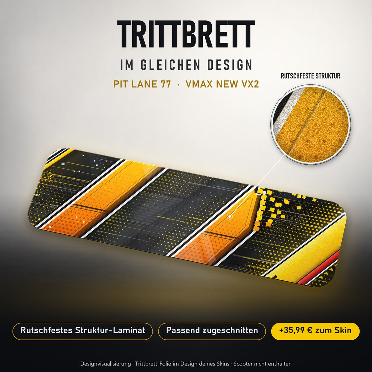 Trittbrett im gleichen Design – PIT LANE 77
