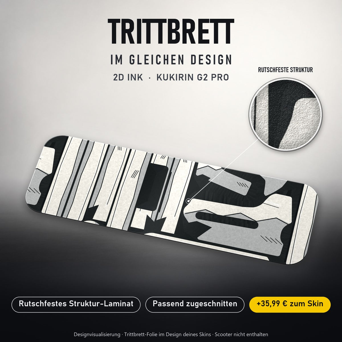 Trittbrett im gleichen Design – 2D INK