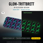 Glow-Trittbrett – NEON DRIP, Tag/Nacht