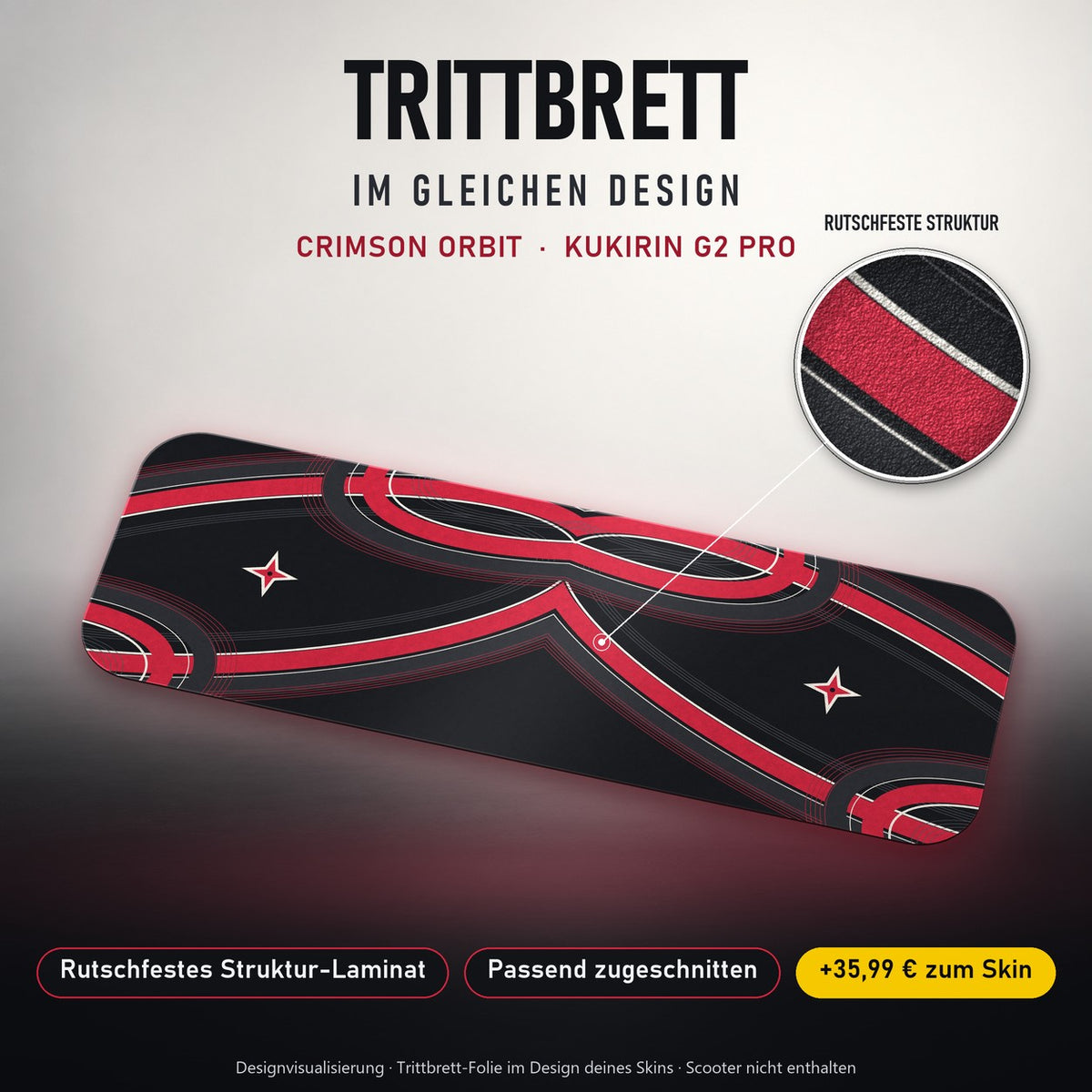 Trittbrett im gleichen Design – CRIMSON ORBIT