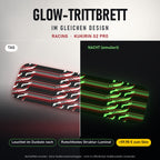 Glow-Trittbrett – RACING, Tag/Nacht