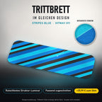 Trittbrett im gleichen Design – STRIPES BLUE