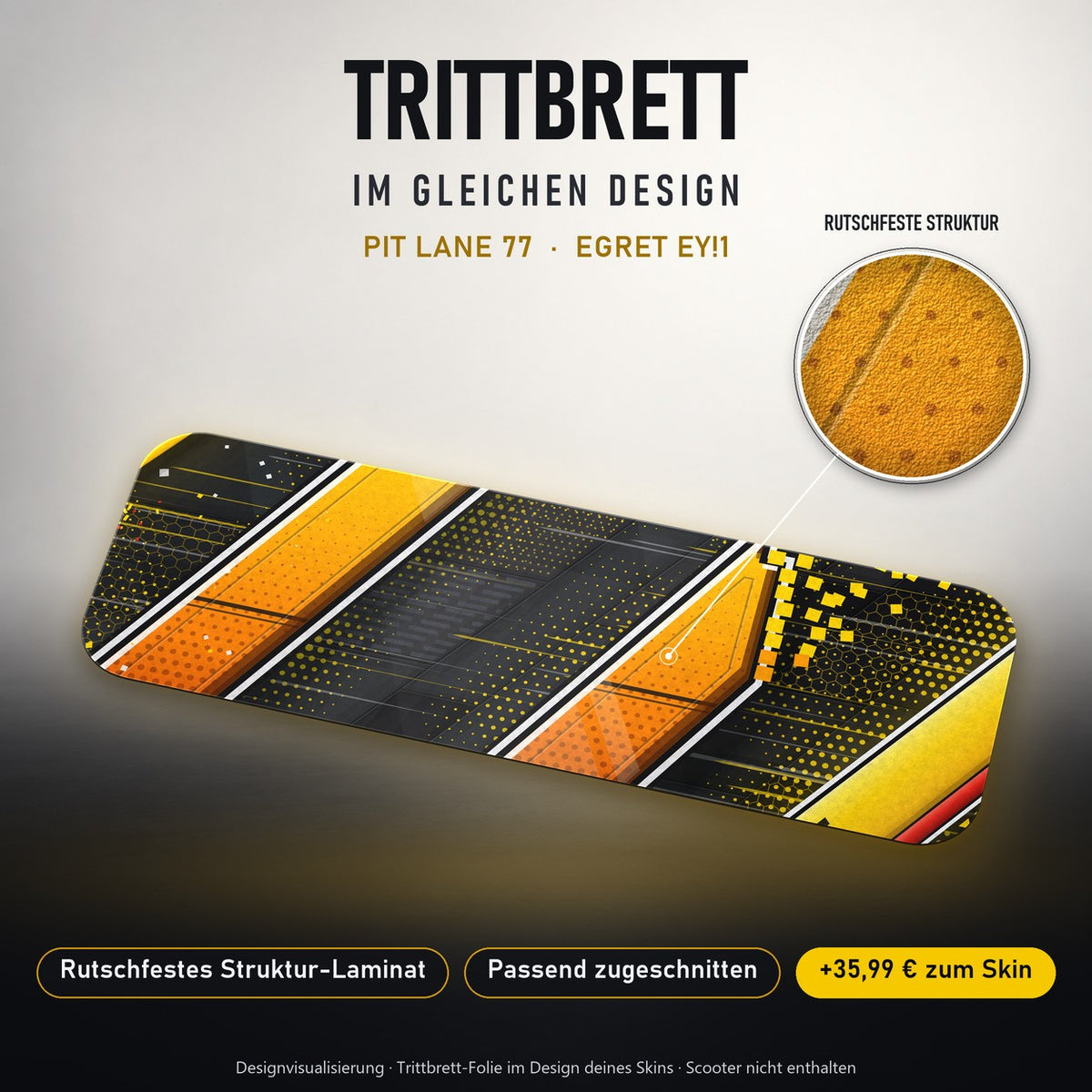 Trittbrett im gleichen Design – PIT LANE 77
