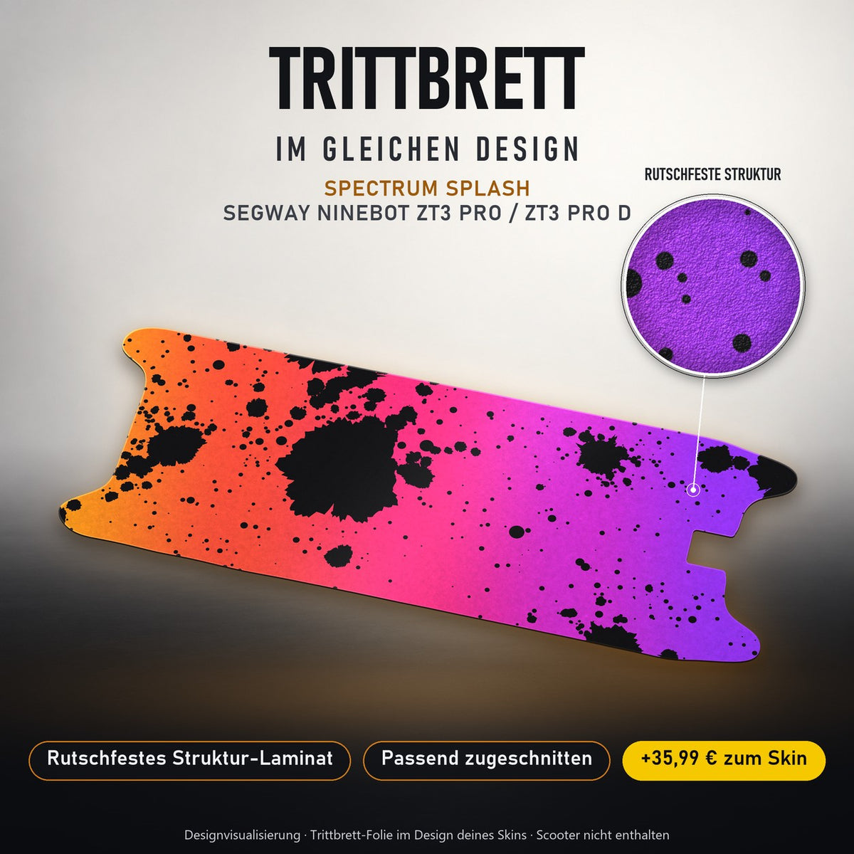 Trittbrett im gleichen Design – SPECTRUM SPLASH