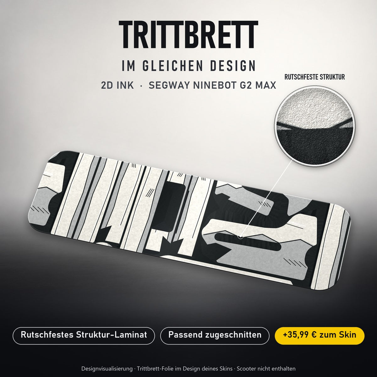 Trittbrett im gleichen Design – 2D INK
