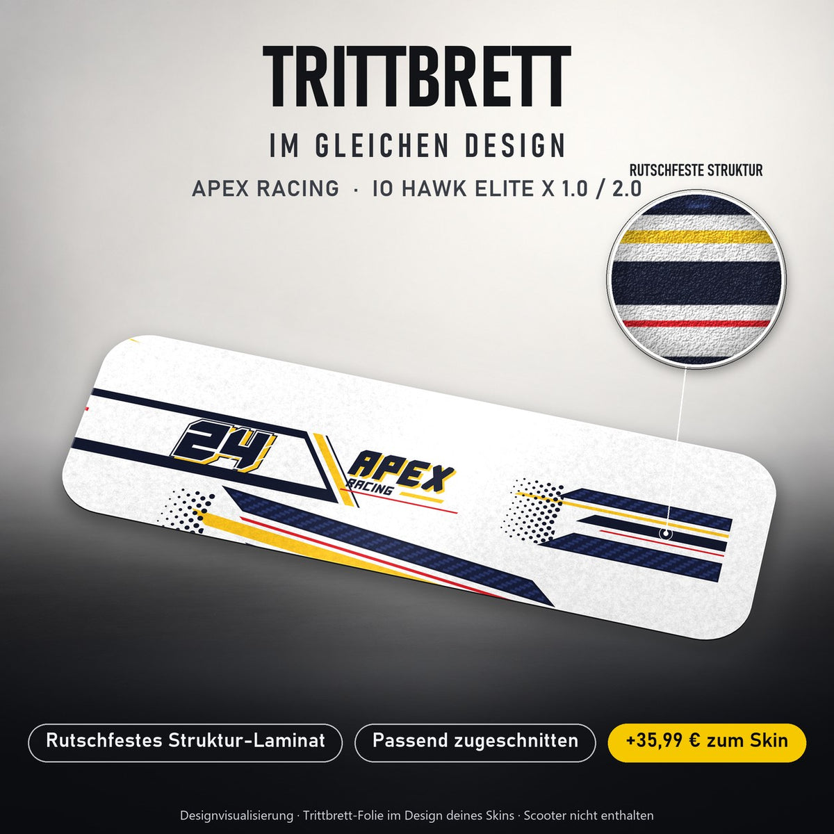 Trittbrett im gleichen Design – APEX RACING