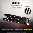 Trittbrett im gleichen Design – ELECTRIC POWER RED für SEGWAY NINEBOT F3
