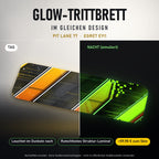 Glow-Trittbrett – PIT LANE 77, Tag/Nacht