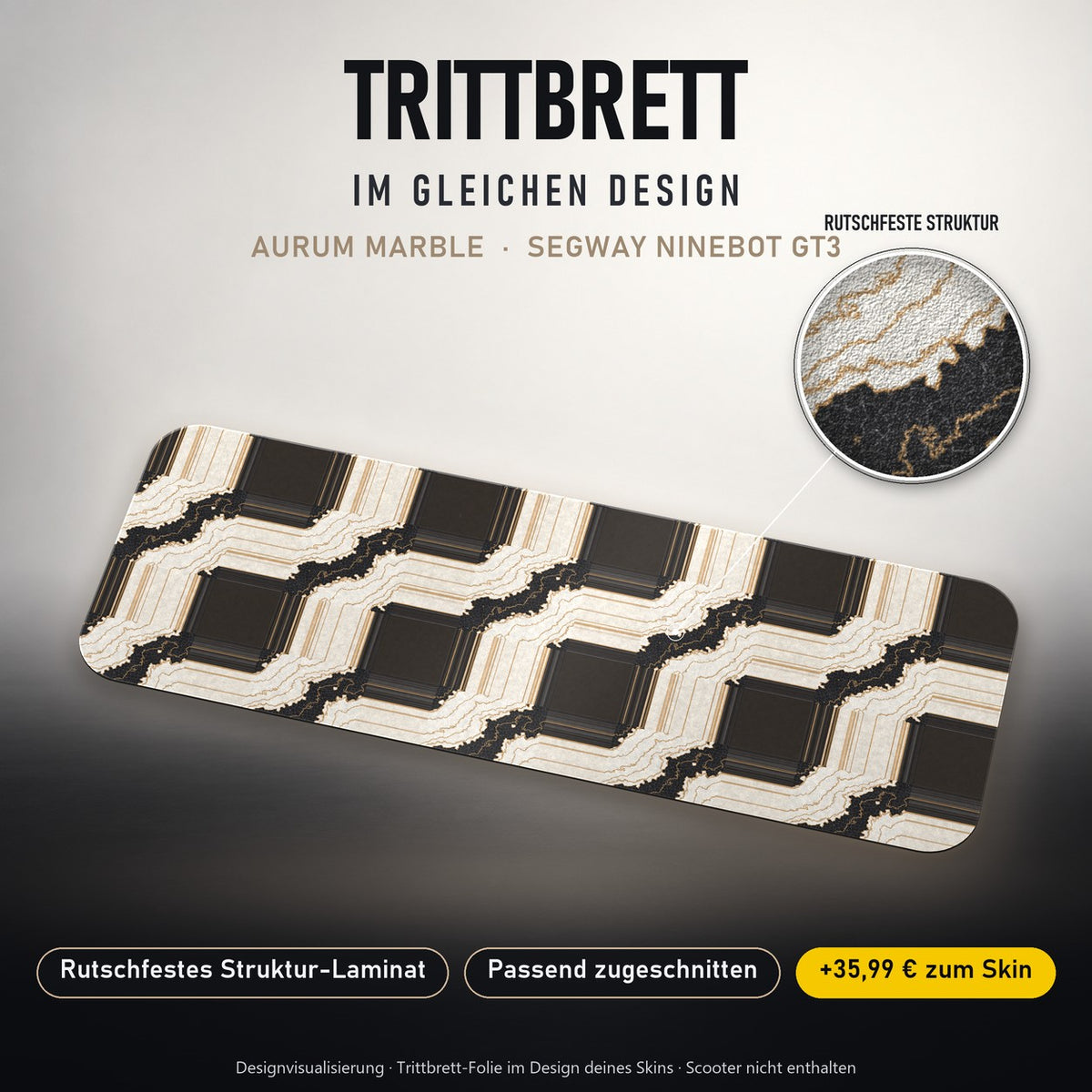 Trittbrett im gleichen Design – AURUM MARBLE