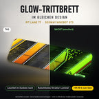 Glow-Trittbrett – PIT LANE 77, Tag/Nacht