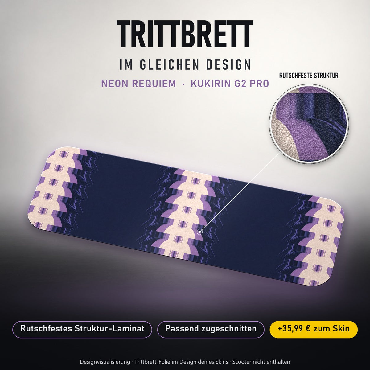 Trittbrett im gleichen Design – NEON REQUIEM