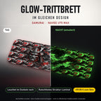 Glow-Trittbrett – SAMURAI, Tag/Nacht