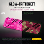 Glow-Trittbrett – ATTACK ON MAGENTA, Tag/Nacht