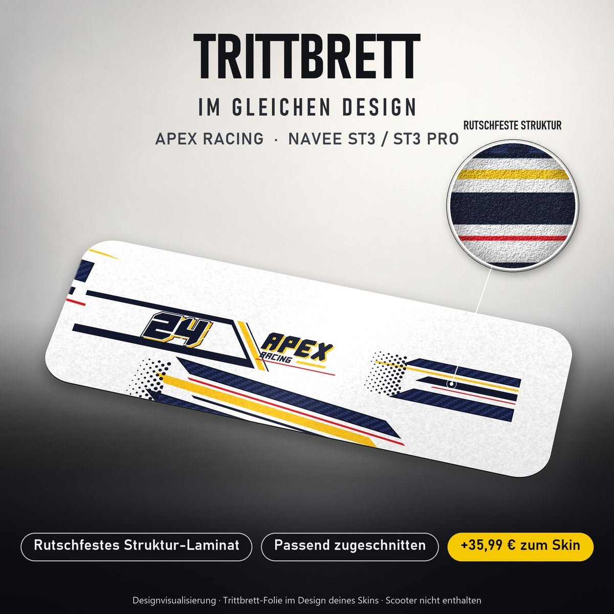 Trittbrett im gleichen Design – APEX RACING