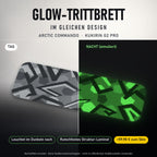 Glow-Trittbrett – ARCTIC COMMANDO, Tag/Nacht