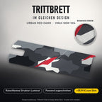 Trittbrett im gleichen Design – URBAN RED CAMO