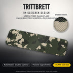 Trittbrett im gleichen Design – GREEN CYBER CAMOUFLAGE