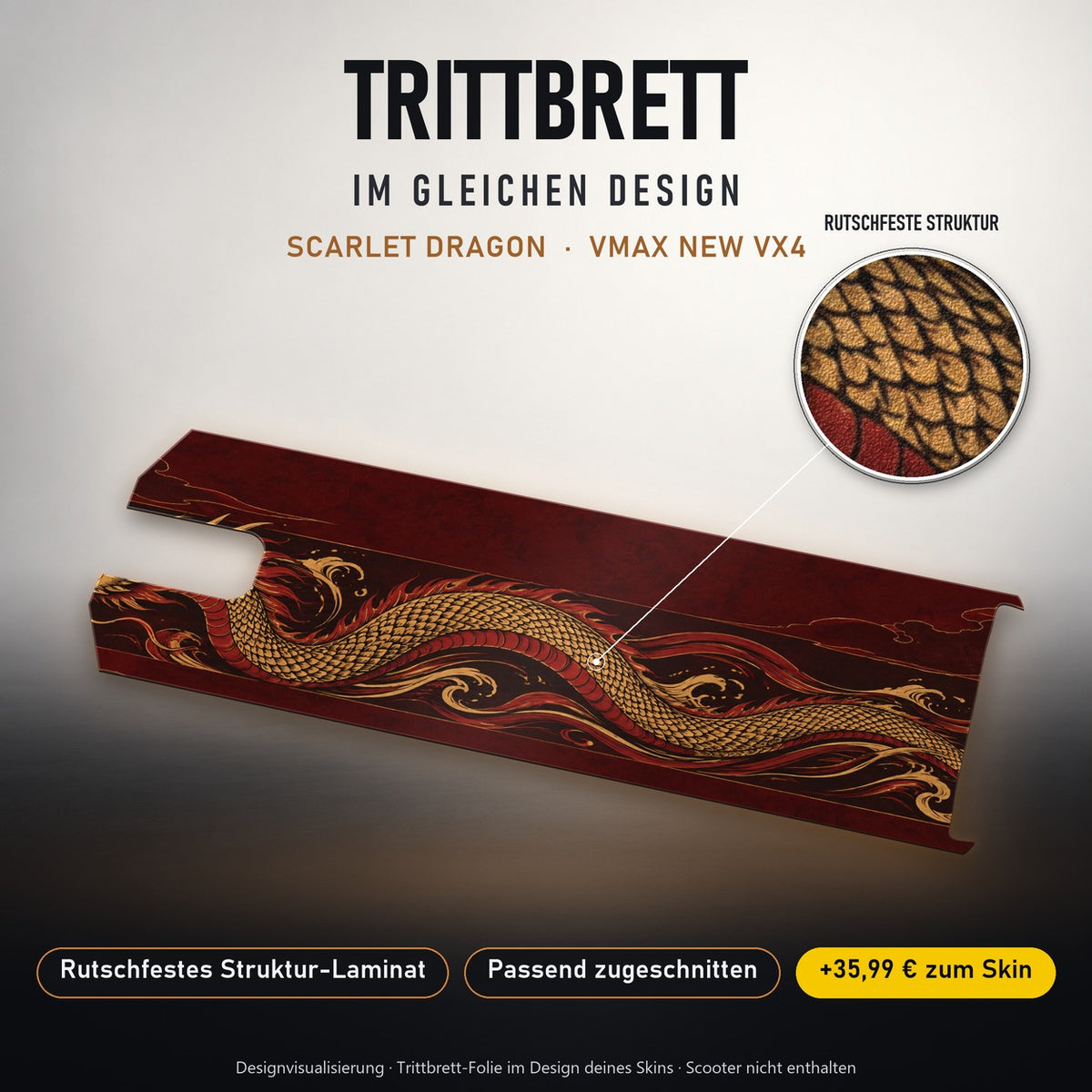 Trittbrett im gleichen Design – SCARLET DRAGON