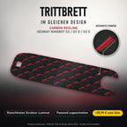 Trittbrett im gleichen Design – CARBON REDLINE