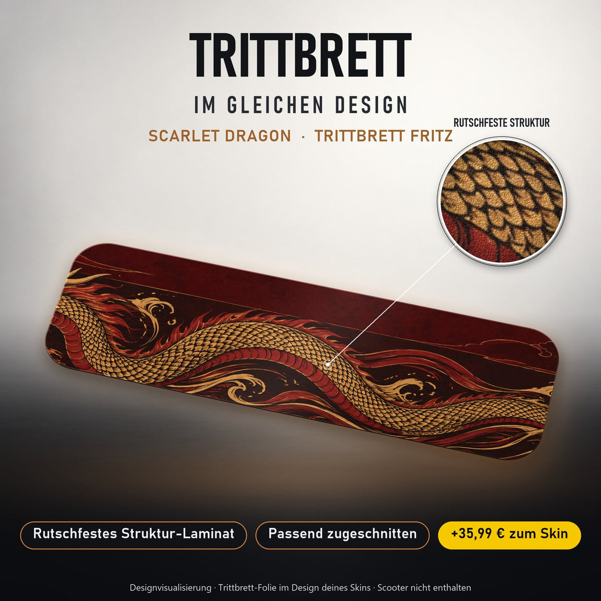 Trittbrett im gleichen Design – SCARLET DRAGON