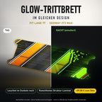 Glow-Trittbrett – PIT LANE 77, Tag/Nacht