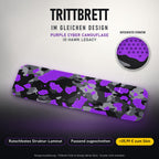 Trittbrett im gleichen Design – PURPLE CYBER CAMOUFLAGE