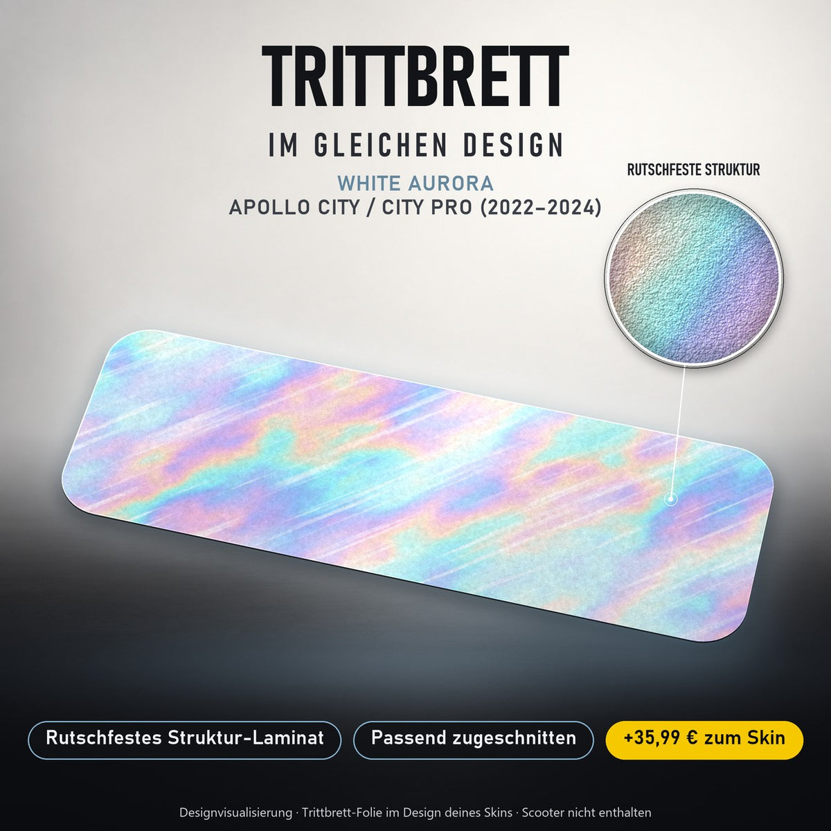 Trittbrett im gleichen Design – WHITE AURORA