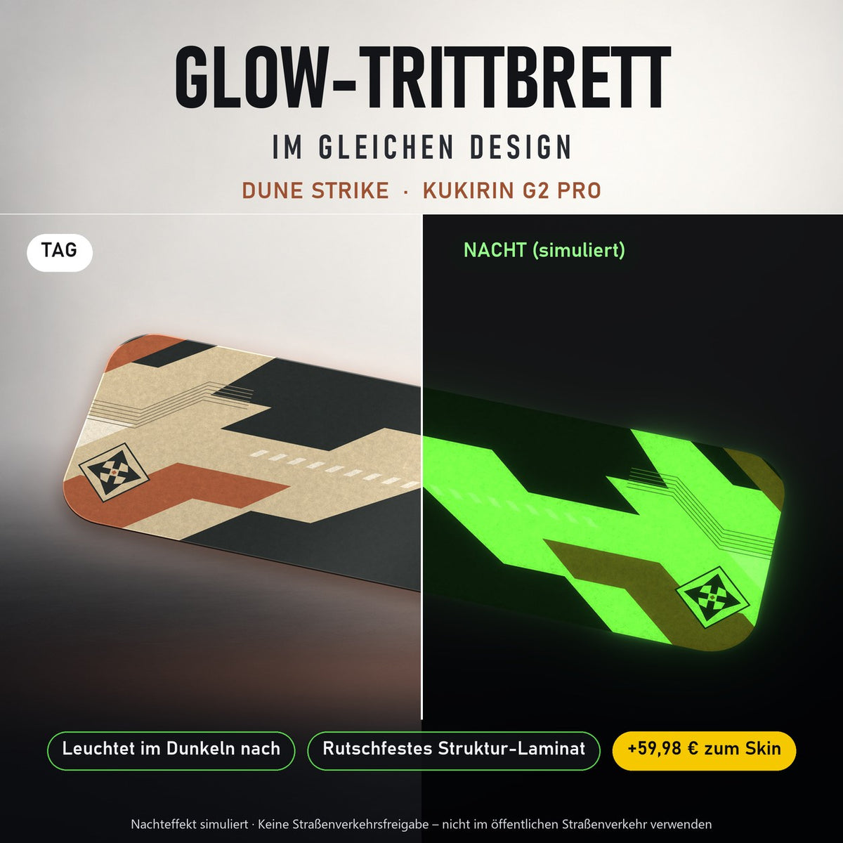 Glow-Trittbrett – DUNE STRIKE, Tag/Nacht