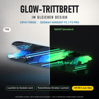 Glow-Trittbrett – CRYO FORGE, Tag/Nacht