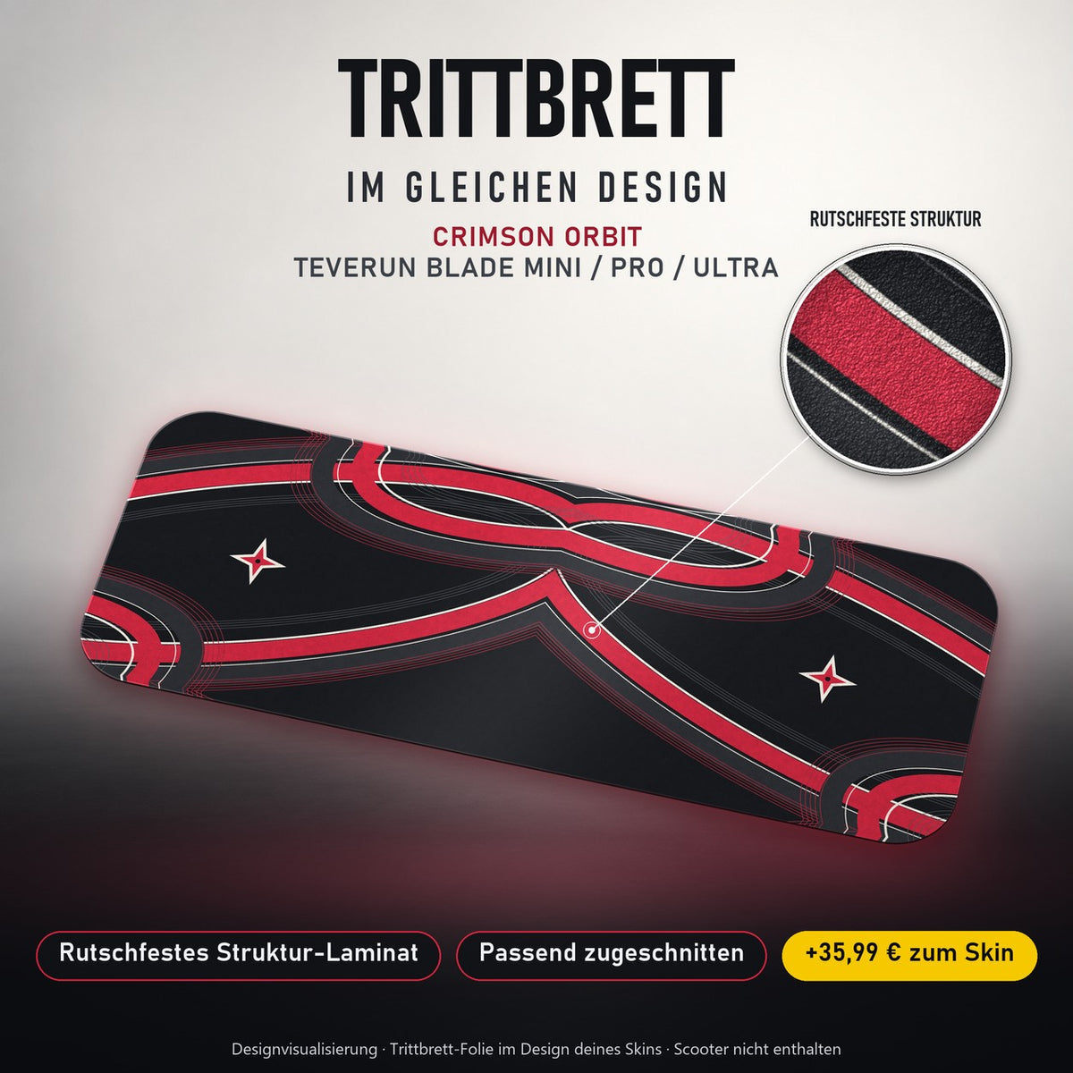 Trittbrett im gleichen Design – CRIMSON ORBIT