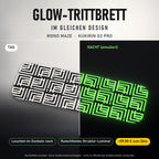 Glow-Trittbrett – MONO MAZE, Tag/Nacht