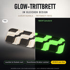 Glow-Trittbrett – AURUM MARBLE, Tag/Nacht