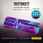 Trittbrett im gleichen Design – NEON HEARTBEAT