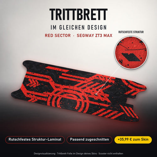 Trittbrett im gleichen Design – RED SECTOR