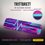 Trittbrett im gleichen Design – NEON HEARTBEAT