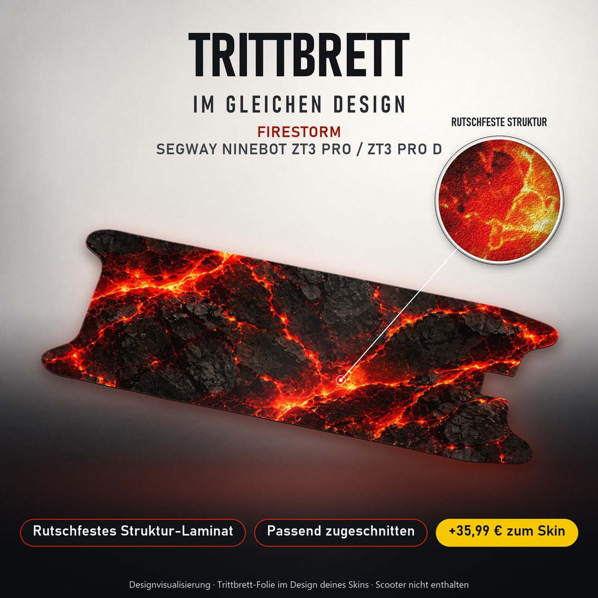 Trittbrett im gleichen Design – FIRESTORM