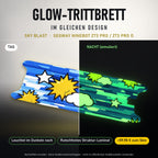 Glow-Trittbrett – SKY BLAST, Tag/Nacht