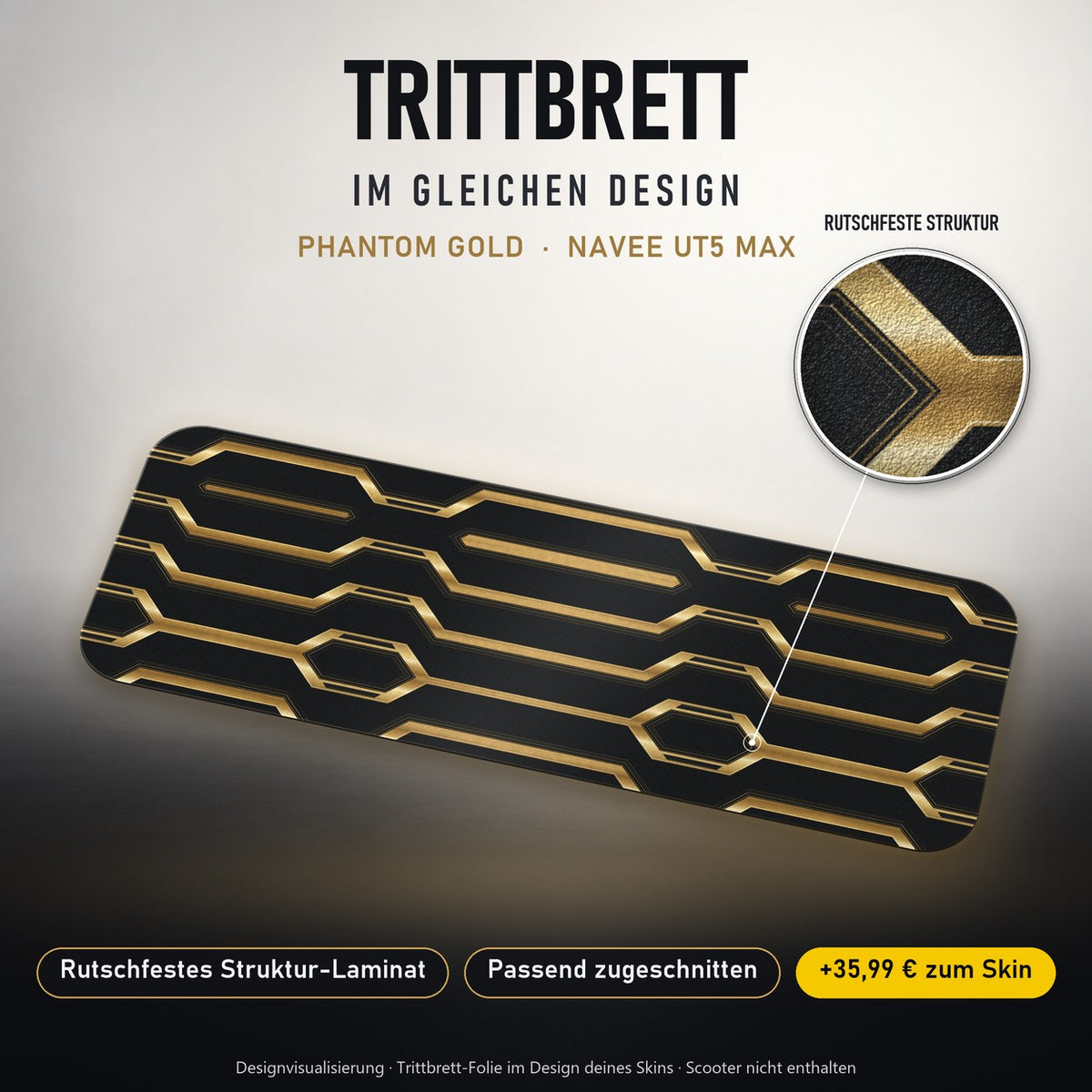 Trittbrett im gleichen Design – PHANTOM GOLD