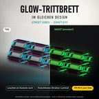 Glow-Trittbrett – STREET VIBES, Tag/Nacht