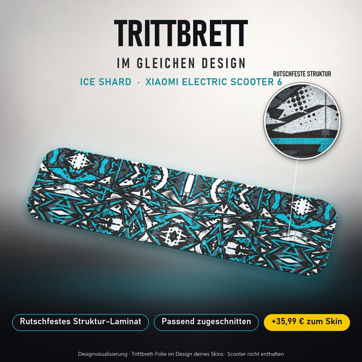 Trittbrett im gleichen Design – ICE SHARD